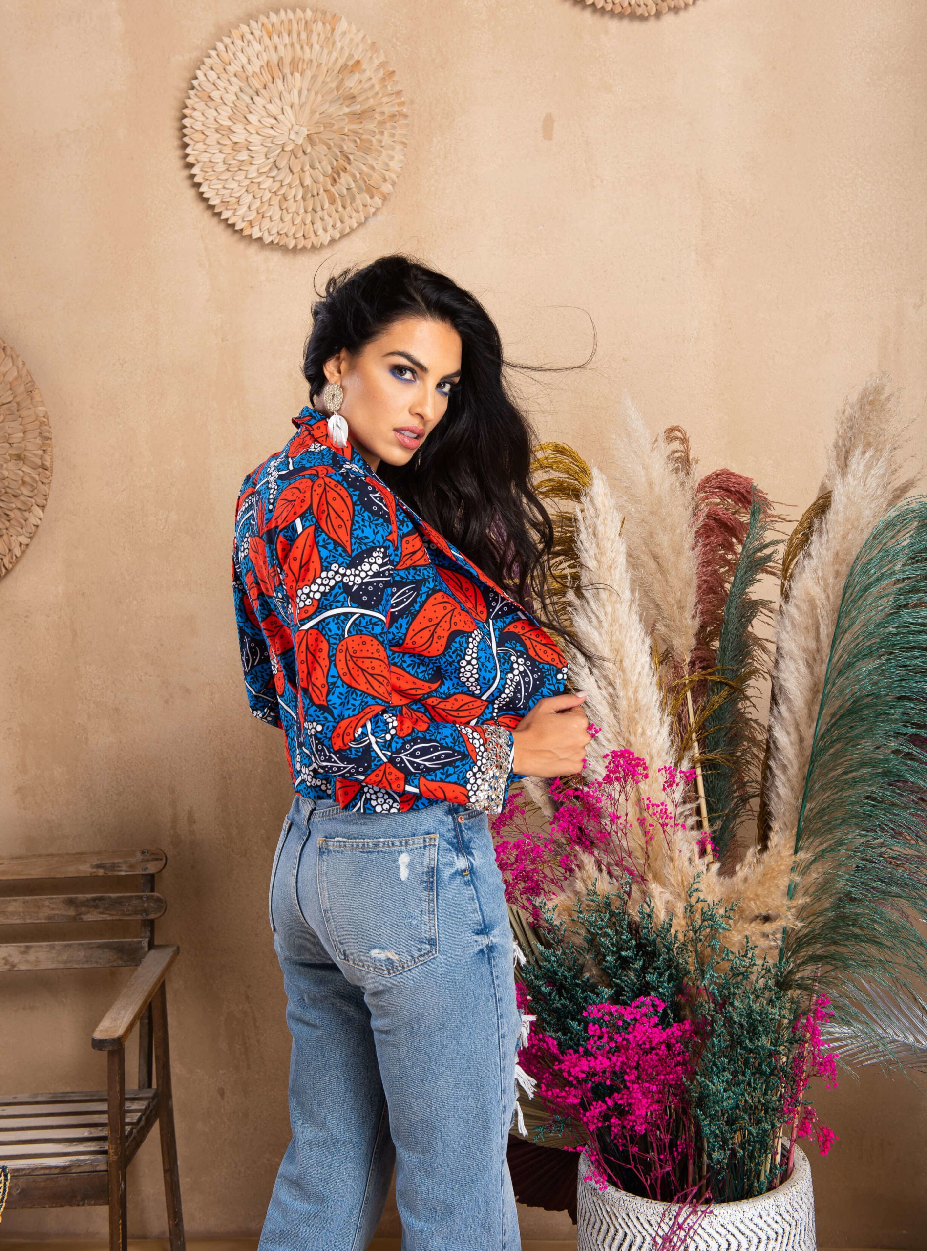 Ade Jacket With Mirror Work