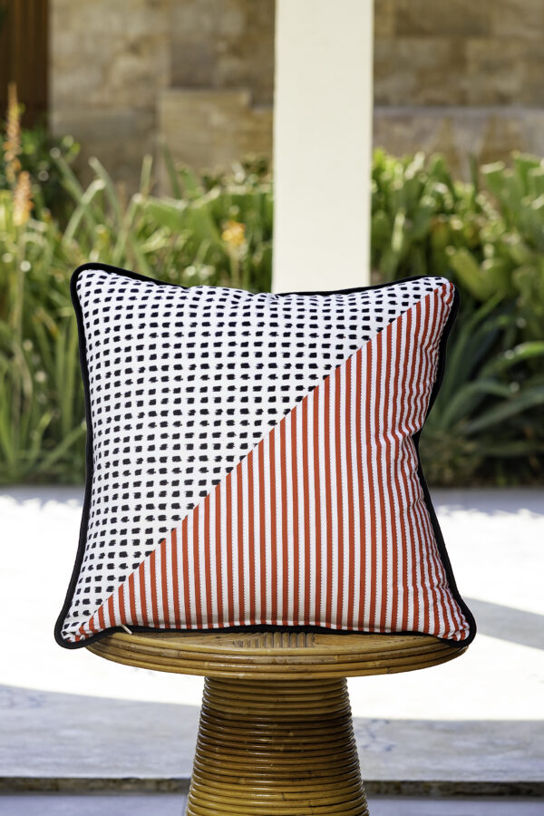 Berry Black Cushion