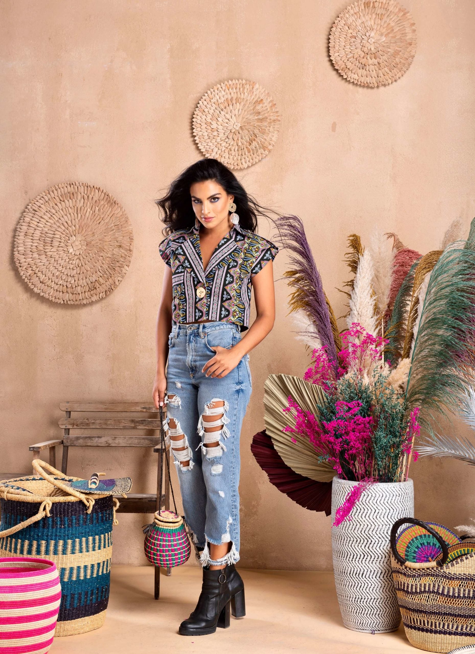 Oseye Sleeveless Jacket