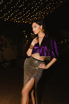 Delilah High Slit Skirt