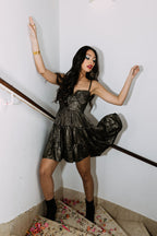 Lark Metallic Dress