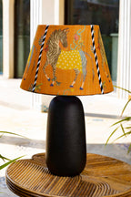 Mixed Zebra table lamp