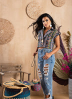 Oseye Sleeveless Jacket