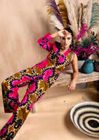 Pink Batik Power Suit Co-ord Set