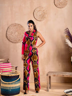 Pink Batik Power Suit Co-ord Set