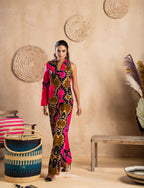 Pink Batik Power Suit Co-ord Set