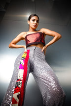 Ubicko Stripped Sequin Pants